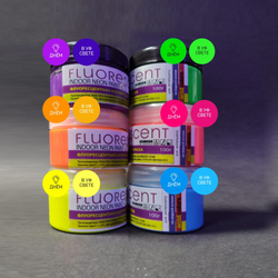 Краска AcidColors FLUORESCENT NEON акриловая художественная, желто оранжевая