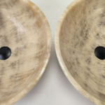 Раковина из оникса ПАРА! Bowl Grey TinLip BO-63020 45*45*17 42