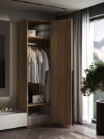 Шкаф Распашной Бежевый 101х220х52,5 SOHO WingLine