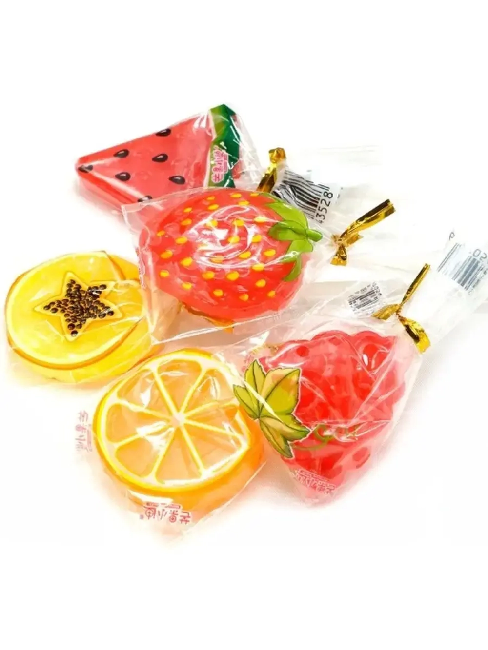 Леденцы на палочке со вкусом фруктов 15 г * 30 шт