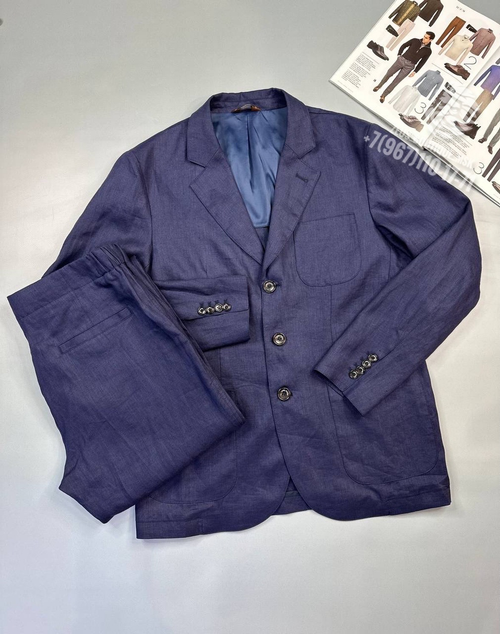 Льняной летний костюм Loro Piana