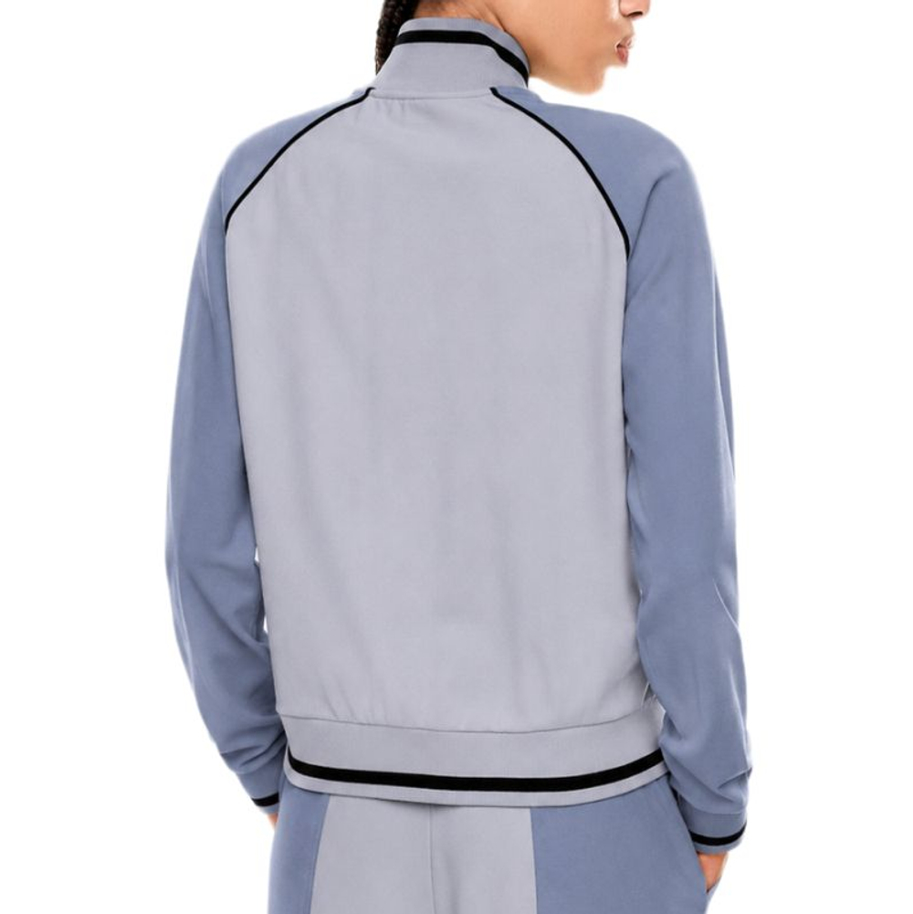 Женская теннисная куртка EA7 Jersey - zen blue