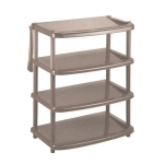 ЭТАЖЕРКА ДЛЯ ОБУВИ ПАОЛА 4 ПОЛКИ 490Х310Х780 ММ (коричневый)