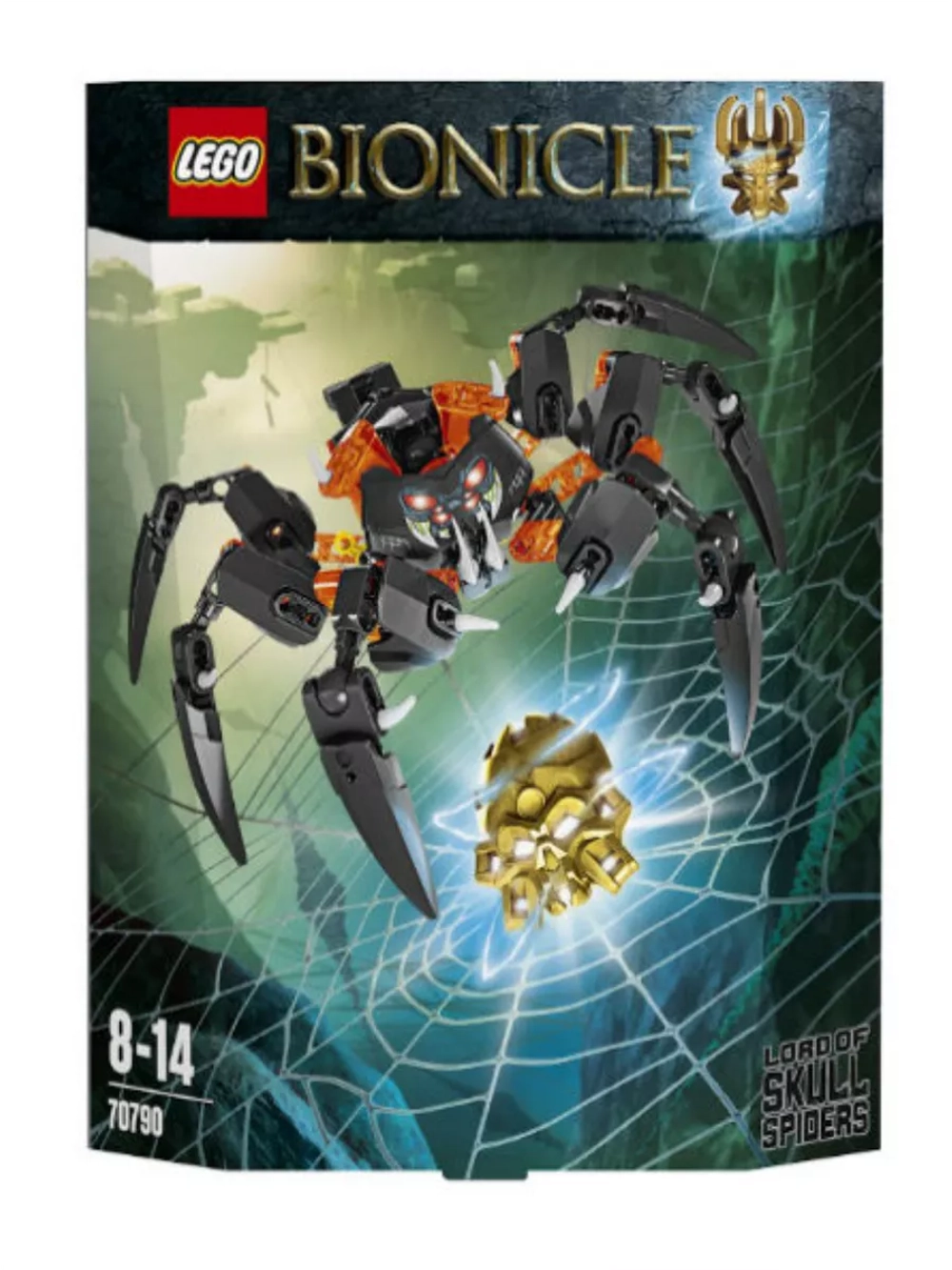 Конструктор Bionicle LEGO 70790 Лорд Паучий Череп
