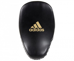 Лапы Training Curved Focus Mitt Short черно-золотые adiSBAC01