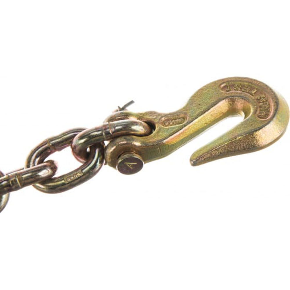 WDK-0504 Тяговая цепь с крюками - соединитель цепей. Усилие 6 тонн. Длина 45 см