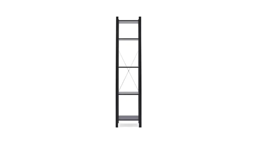 Стеллаж 5 полок - аналог IKEA/IVAR/ИВАР/УДОРА/ ИКЕА,  49x210x30см, черный