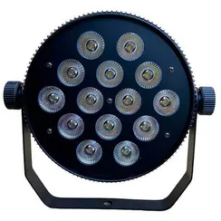 SHOWLIGHT LED SPOT 14x15W SLIM - Прожектор заливного света в плоском корпусе 14x15W  RGBWA+UV, угол