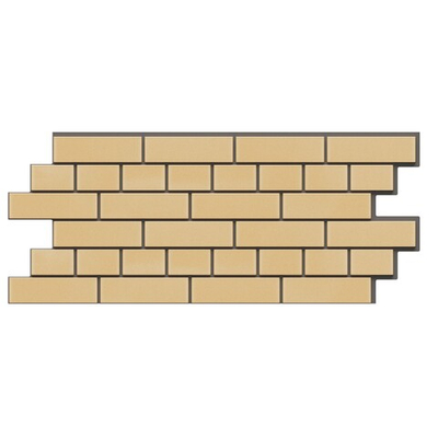 Термосайдинг Кирпич 0,2 (желтый) 925*438*20 (уп. 11 шт.)