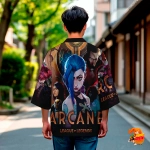 Рубашка хаори японская Arcane