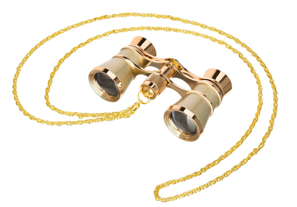 Театральный бинокль Levenhuk Broadway 325B, золотистый