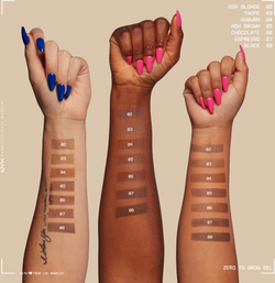 NYX Professional Makeup Zero To Brow Gel - Гель для бровей с аппликатором оттенок 05 Ash Brown, 2 ml