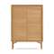 Lenon Буфет с 4 дверцами из дуба и дубового шпона 104,5 x 144 см