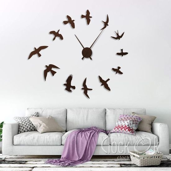 Настенные 3D часы Air