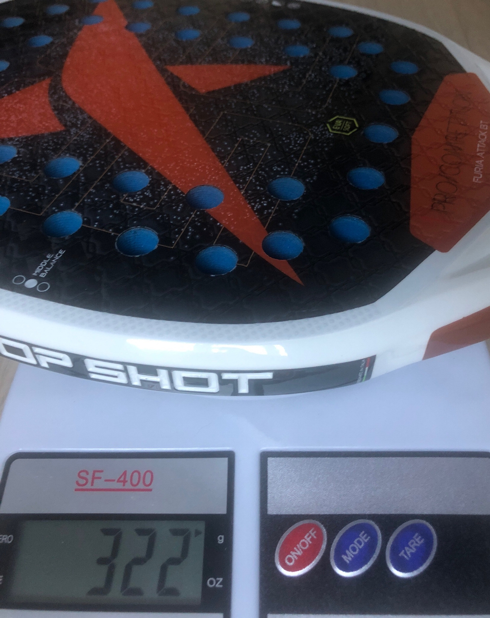 Ракетка Furia Attack Drop Shot 2025 с дополнительным нанесением