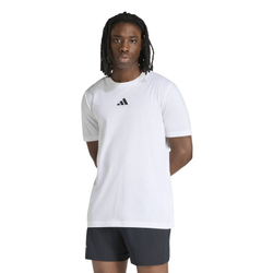 Мужская теннисная футболка Adidas With Graphic For Padel Category - white