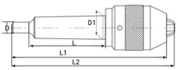 Патрон сверлильный быстрозажимной KM4, 1-13 мм, арт. MT4-APU13