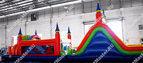 Надувная полоса препятствий "Нарвская крепость"