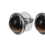 Серьги пусеты Fiore Luna TIGER EYE LE1110 BR/S