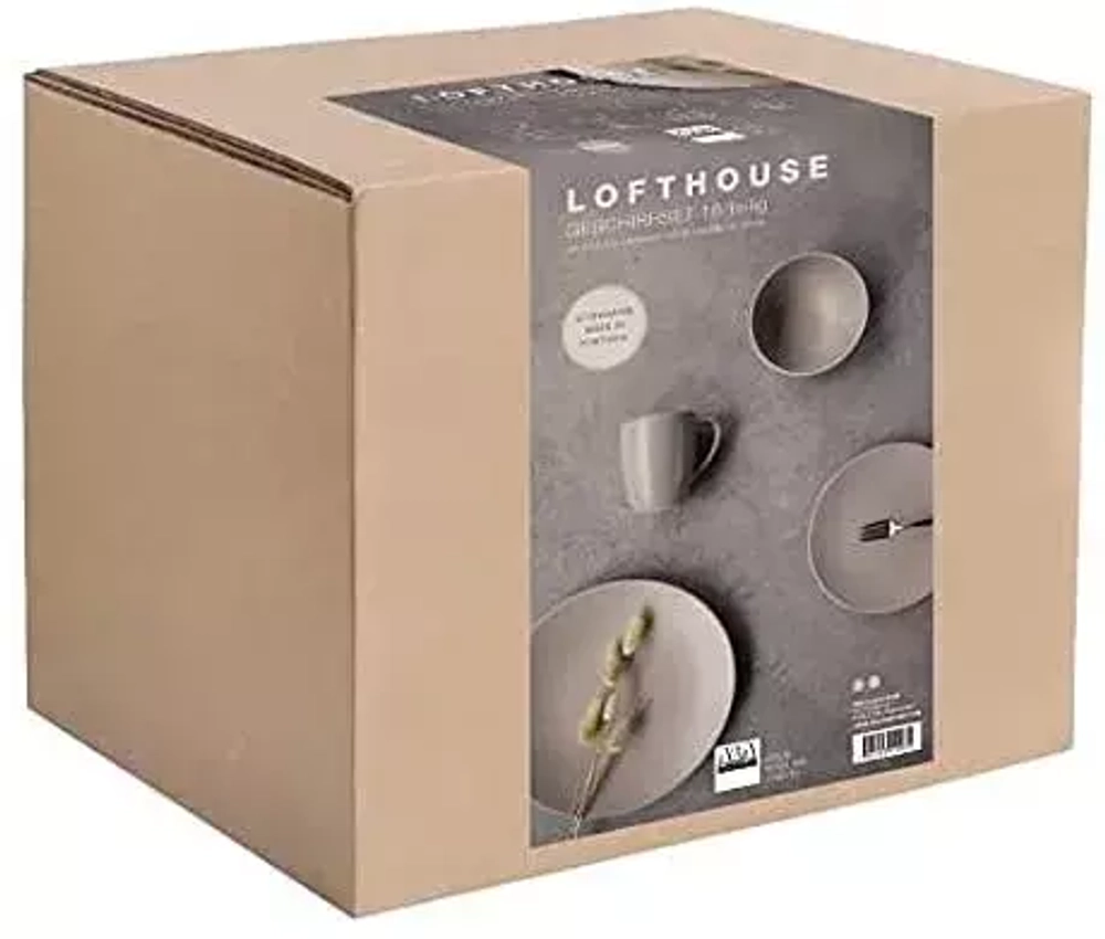 ASA - Набор макарон Lofthouse (16 шт.) бежевый / артикул   99882770  / GTIN 4024433010555