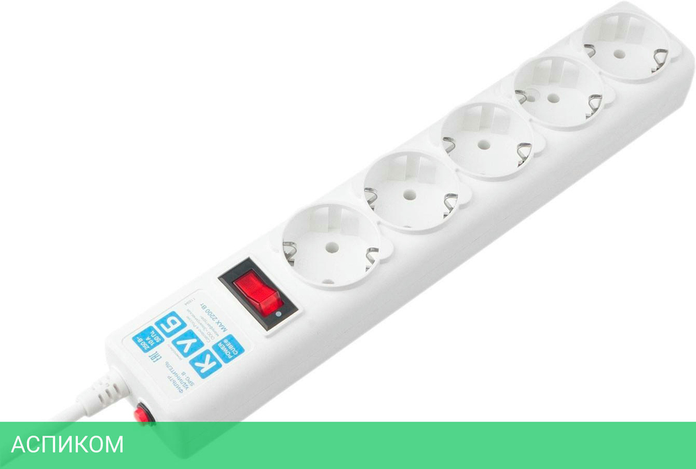 Сетевой фильтр Power Cube SPG-B-10-WHITE белый