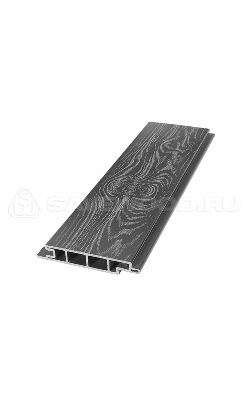 Террасная доска из ДПК Padus - тангенциальный распил цвет: Графит