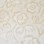 Скатерть круглая 150см EMBOSSED 60" бежевая с коричневым