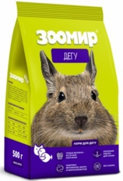 ЗООМИР Корм для дегу, 500 г