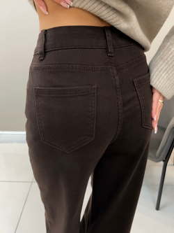 Джинсы Straight fit Brown
