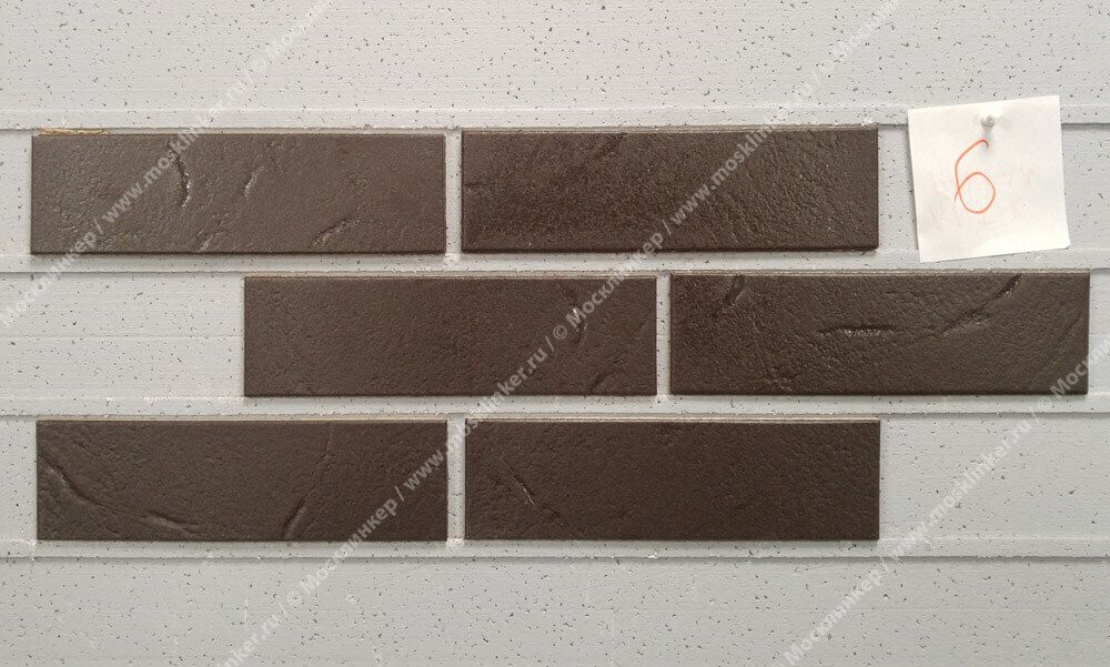 ABC - Antik, Mangan, 240х71х8, NF - Клинкерная плитка для фасада и внутренней отделки