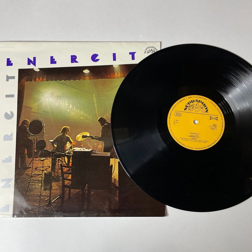 Винтажная виниловая пластинка LP Energit (Чехословакия 1977)
