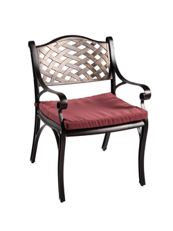 Комплект из литого алюминия стол Орхидея(100см) + 4 кресла Лион