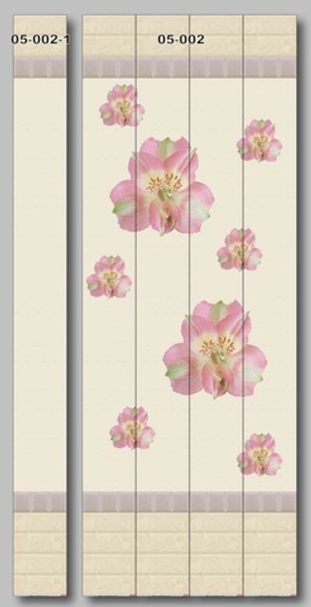 Панель ПВХ Discovery Лилия 05-002 (панно из 4 шт.)