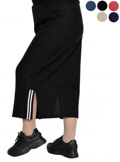 Трикотажная юбка-миди Олимп