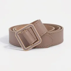 Ремень женский, ширина 2,8 см, гладкий, затяжка, цвет светло-серый