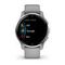 Garmin VENU 2 PLUS серые с серебристым безелем и силиконовым ремешком
