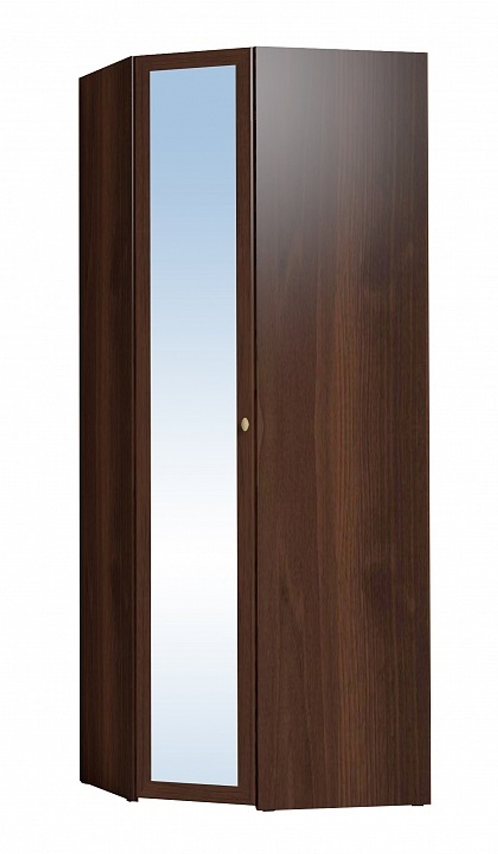 Шкаф угловой с зеркалом Sherlock 63, орех