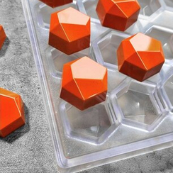 594 | Форма "Геометрия и грани" (275*175 мм)