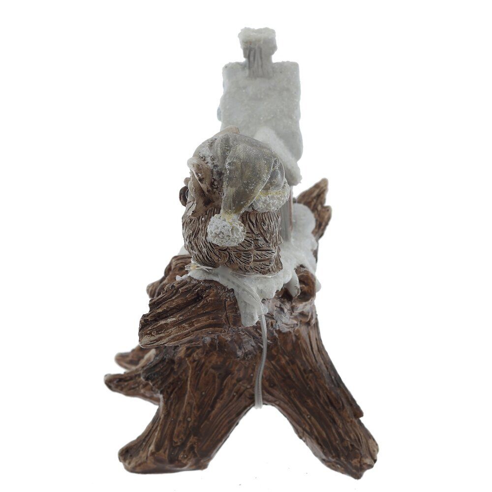 GAEM Фигурка декоративная "Зимняя композиция" с подсветкой (LR44x2,прилаг), L2, L20,5 W9 H14 см, 2в.