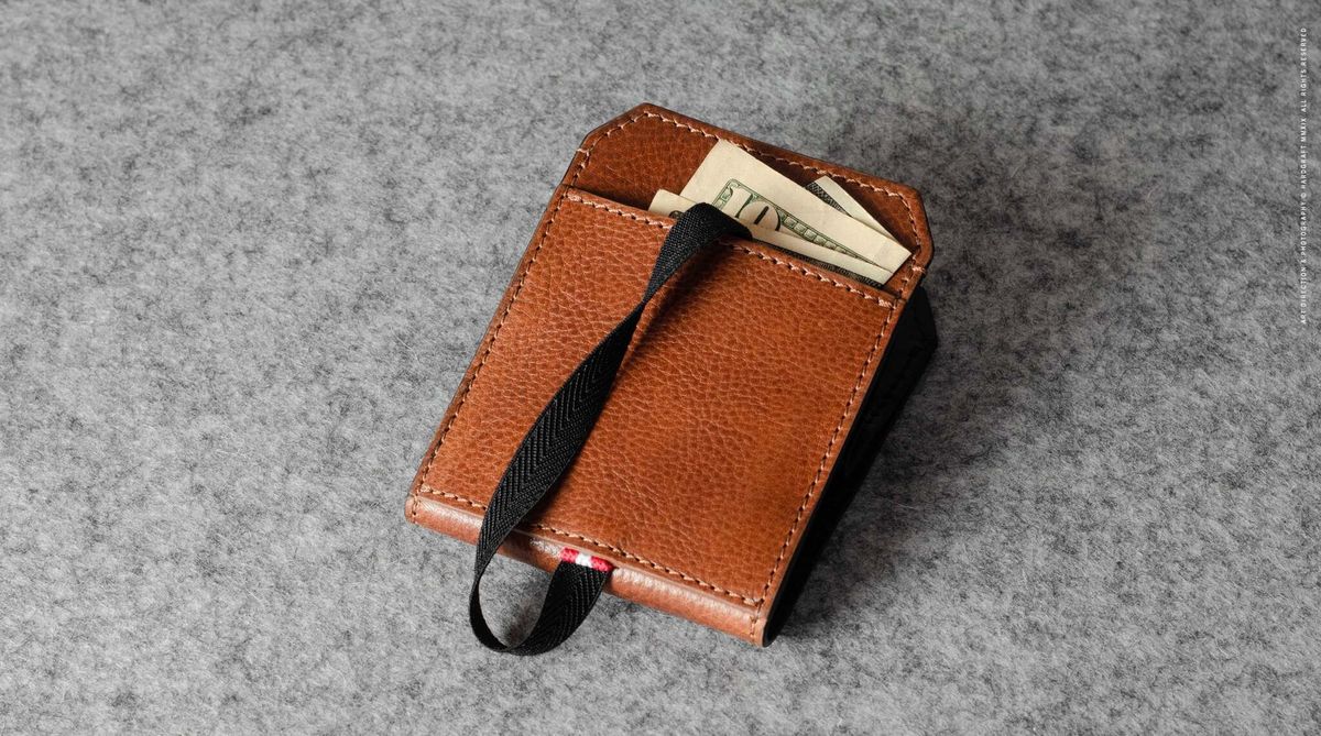 Hard Graft TaDa! Card Case Classic — картхолдер из кожи