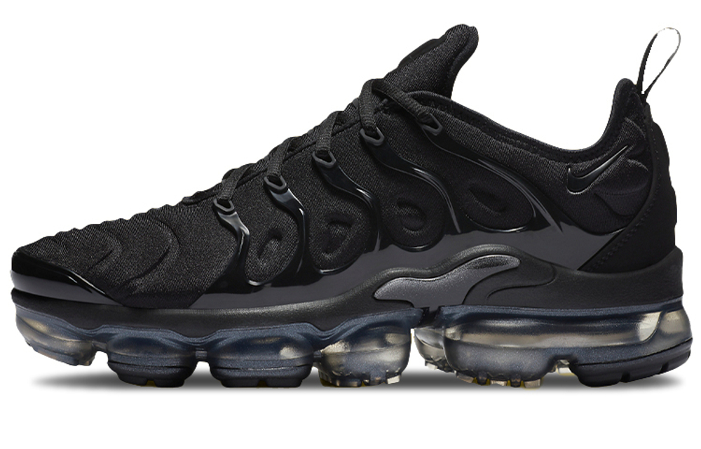 Кроссовки Nike Vapormax Plus "Triple Black" (Женская размерная сетка)