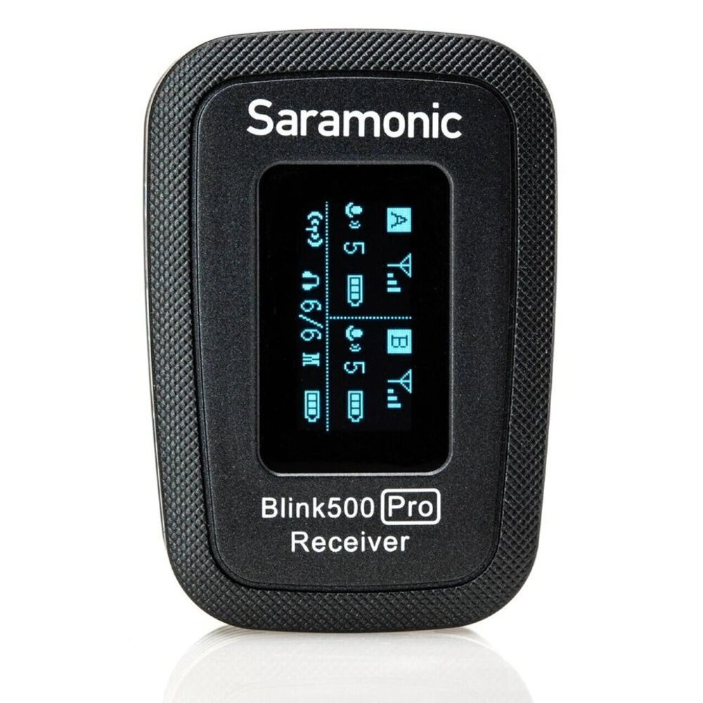 Радиосистема Saramonic Blink500 Pro B2 (TX+TX+RX) 2,4Гц приемник + 2 передатчика, 3,5мм.