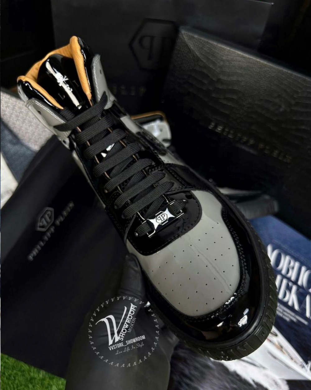 Кроссовки Philipp Plein Notorious Hi-Top