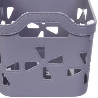 Корзина для хранения «БРУТТИ», цвет серая гавань, 21*15*14см (лейбл)