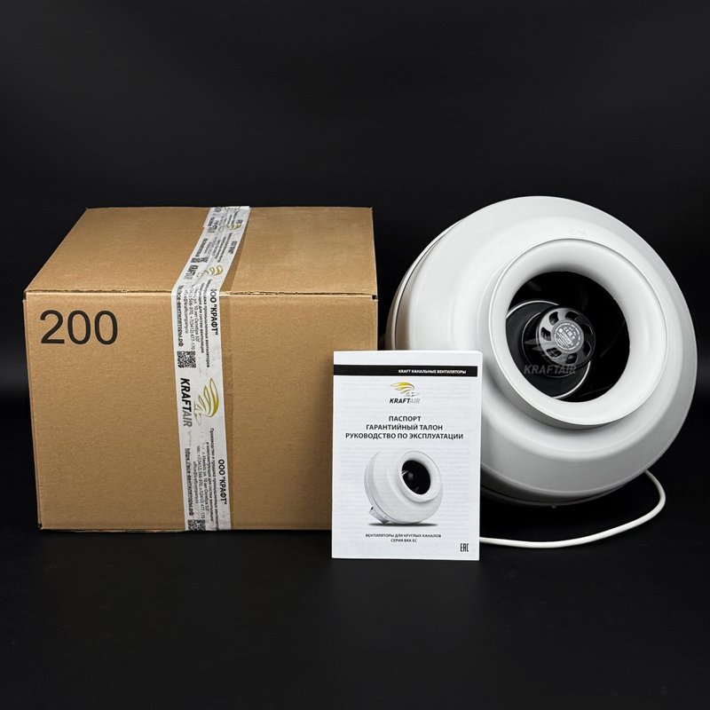 Вентилятор канальный ВКК-200 EC