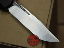 Нож Microtech 184-10 GLYKON Tanto T/E - красные вставки, клинок сатин танто