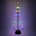 Фигура световая «Ёлка» 45*17 см 91 лампа LED, на батарейках, USB питание, DC вход, Теплый белый/мультицвет