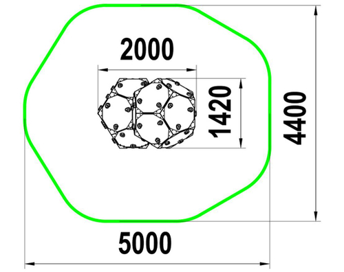 Фигура для лазания Казбек МФ-1.156