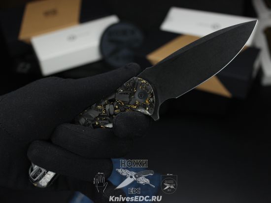 Нож складной CIVIVI Praxis C803J сталь клинка 9Cr18MoV, рукоять Carbon