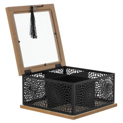 GAEM Шкатулка для чайных пакетиков, L18 W18 H10 см